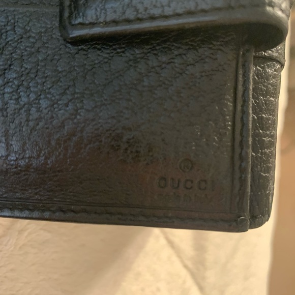 Gucci black and gold wallet - Picture 3 of 8
